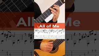 All of me Simons and Mark Guitar arrangement [upl. by Rinaldo857]