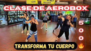 CLASE DE AEROBOX  TRANSFORMA TU CUERPO EN MENOS DE 40 MINUTOS [upl. by Ianahs69]