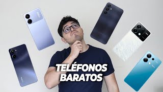 TOP 5 MEJORES teléfonos por MENOS de 200  GAMA BAJA 2024 [upl. by Aloise]