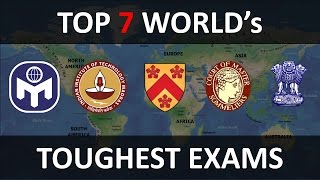 Top 7 Worlds Toughest Exams To Crack [upl. by Acinad]