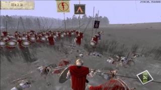 Hoplitas espartanos vs Piqueros Reales RomeTotal War [upl. by Oliver]