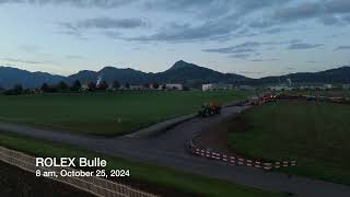 ROLEX Construction site in Bulle Switzerland flyover [upl. by Amerigo]