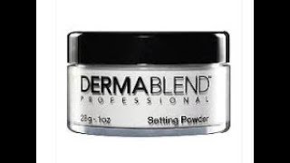 Dermablend Loose Setting Powder Cool Beige 1 Oz [upl. by Kennie449]