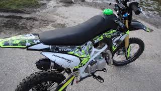 PITBIKE MINIROCKET DAEMON 140cc [upl. by Bbor24]