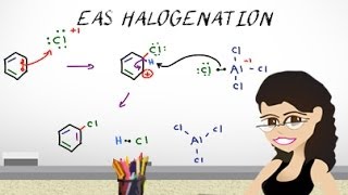 Aromatic Halogenation Mechanism  EAS Vid 3 by Leah4sci [upl. by Swagerty547]