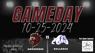 Devine Warhorses Vs Bandera Bulldogs 102524 [upl. by Farant]