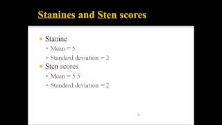 Standard Scores in Counseling Assessment [upl. by Lacy]