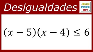 DESIGUALDADES CUADRÁTICAS  Ejercicio 3 [upl. by Ellainad]