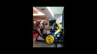 Leg press technogym [upl. by Ardnoyek]