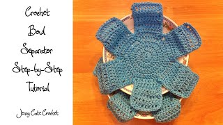 Crochet Bowl Separator StepbyStep Tutorial Rounds 1 amp 2 [upl. by Kissner490]