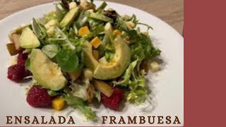 Ensalada de Frambuesas y Peras Acarameladas [upl. by Neelra982]