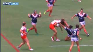 Tarsha Gale Cup 2018 Keeley Davis Illawarra [upl. by Carena208]