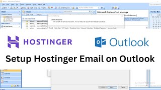 How To Set Up Hostinger Webmail Outlook Configure Setup Hostinger Email on Outlook hostinger web [upl. by Aimar950]