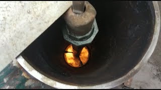 Homemade waste oil heater  water boiler [upl. by Dickey]