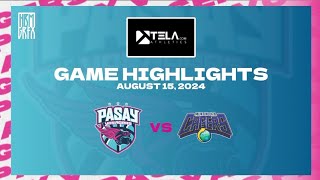 GAME HIGHLIGHTS Pasay Voyagers vs Muntinlupa Cagers [upl. by Yelnik127]