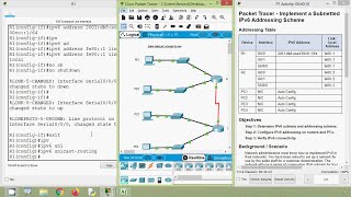 1291 Packet Tracer  Implement a Subnetted IPv6 Addressing Scheme [upl. by Tiram70]