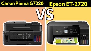 ✅Canon Pixma G7020 vs Epson EcoTank ET2720 Printer Comparison [upl. by Tom]