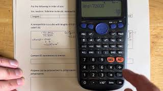 Revision chemistry 2023  calculating surface area to volume ratio [upl. by Mortensen]