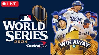 🔴LIVE WORLD SERIES GAME 4 WATCH PARTY DODGERS YANKEES WorldSeries Dodgers Yankees MLB [upl. by Boyes292]