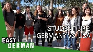 Student life Germany vs USA  Easy German 168 [upl. by Mast269]