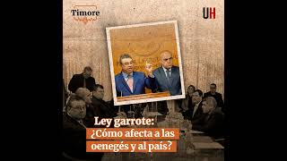 Ley garrote ¿Cómo afecta a las oenegés y al país [upl. by Angelica529]