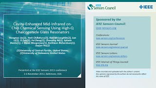 CavityEnhanced MidInfrared onChip Chemical Sensing Using HighQ Chalcogenide Glass Resonators [upl. by Annmarie450]