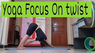 Yoga Focus On Twist Yoga With Sopin [upl. by Coppins]