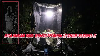 SOLO CAMPING DENGAN KELAMBU DIPEMAKAMAN HUTANJAGA MAYIT PENASARAN [upl. by Jaddo]