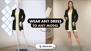 Swap Clothes Models amp Backgrounds in SECONDS with AI [upl. by Collimore]