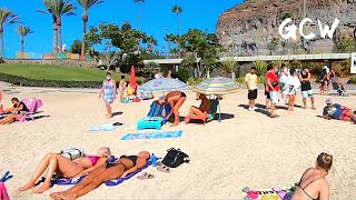 Gran Canaria Amadores Beach Walk Spain 4K  Canary Islands [upl. by Ahar936]