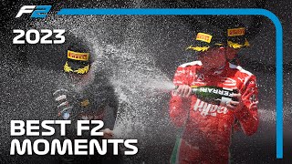 Top F2 Moments  2023 FIA Formula 2 Season [upl. by Charlena]