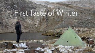 No drama No clickbait Winter Wild Camping and Trangia Cooking at a Mountain Loch [upl. by Yvette856]