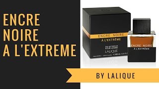 Encre Noire A LExtreme by Lalique  Fragrance Review [upl. by Sabra364]