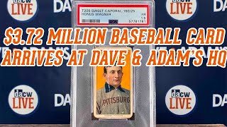 372 Million T206 Honus Wagner Card Unboxed LIVE on Dave amp Adams quotThe Chasequot [upl. by Oilasor800]