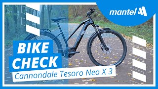 Cannondale Tesoro Neo X 3 Elektrische Fiets 2021 Bike Check [upl. by Kiernan]