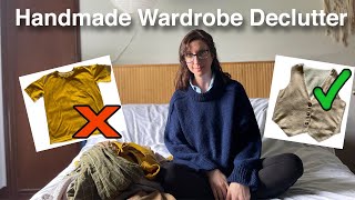 Decluttering My Handmade Wardrobe  learn from my mistakes [upl. by Hsac]