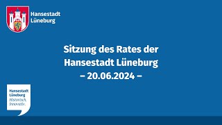 Sitzung des Rates der Hansestadt Lüneburg am 20062024 im Kulturforum Gut Wienebüttel [upl. by Vig]