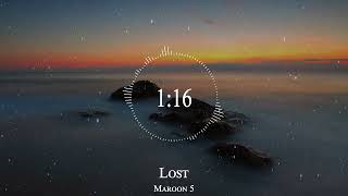 Maroon 5  Lost [upl. by Derdlim]