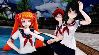 MMD try not to laugh  yandere simulator 5 [upl. by Eugenie414]