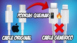 Como saber si mi Cable o Cargador de iPhone es Original  Cargador de Apple Fake vs Original [upl. by Ellerd]