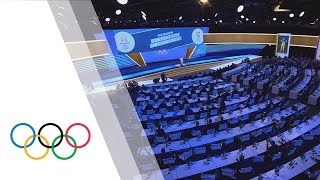 134th IOC Session  Announcement of MilanCortina as Host City for the Olympic Winter Games 2026 [upl. by Schifra]