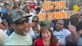 San Jose jazz festival 2024 Frankie Beverly Farewell Tour family fun bigsister frankiebeverly [upl. by Enymsaj]