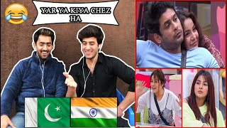 React To Shehnaaz Gill Best Moments  Thug Life  Funny And Cute Moments  Bigg Boss 13 [upl. by Mateya]