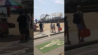 Electric Scooter 🛵 ride UNDER the OVER a 100 YEAR OLD Famous Santa Monica Pier 🎡 🎢 🦐 SubScRiBe [upl. by Yssej]