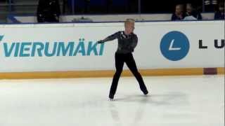 Finlandia Trophy 2012 Adrian SCHULTHEISS FP [upl. by Ivory820]