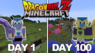 I Played Dragon Ball Z Minecraft For 100 DAYS This is What Happened [upl. by Neleh]