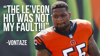 Vontaze Burfict “The Le’Veon Bell Hit Was Not My Fault” [upl. by Firahs]