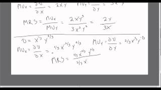 Consumer Utility Marginal Utility and Marginal Rate of Substitution [upl. by Benita]