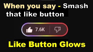 UnlockEnable Like Button Glowing Feature  Like Button Glows On smashing that Like Button youtube [upl. by Thetisa]