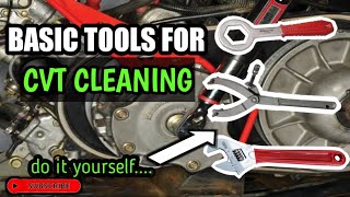 BASIC TOOLS FOR CVT CLEANING AND SCOOTER MAINTENANCE [upl. by Brod417]